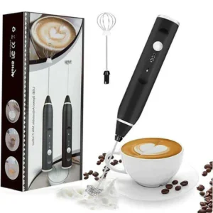 Rechargeable Electric Coffee Mixer Egg Beater – Quick Frothing Handheld Milk Frother
