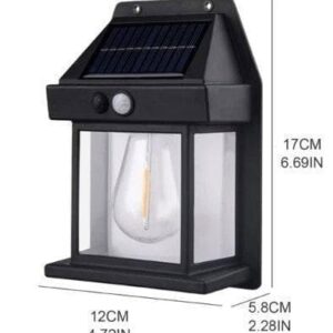 rechargeable solar outdoor wall light – waterproof led solar powered motion sensor lamp for garden, home & street lighting in pakistan