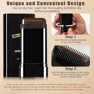 hair comb dye – instant black hair solution for grey hair | easy & mess free (pakistan)
