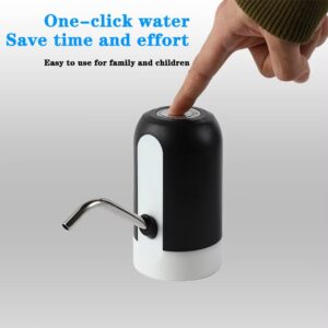 usb rechargeable automatic water bottle pump – electric water dispenser with one touch operation for easy water access