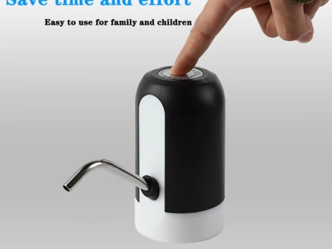 usb rechargeable automatic water bottle pump – electric water dispenser with one touch operation for easy water access