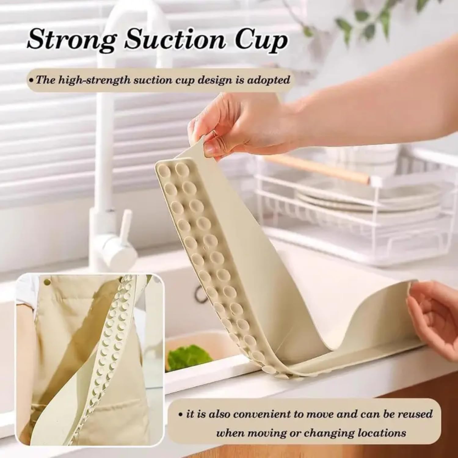 silicon sink splash guard for kitchen