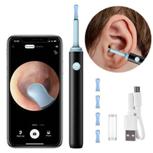 Rechargeable Smart Wireless Ear Camera Kit | Visual Ear Wax Removal Tool With Mobile Display | Random Colour