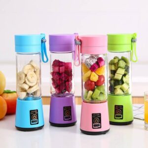 Portable Rechargeable Blender USB Juicer Cup 380ml – Personal Smoothie Maker for Shakes, Juices & Protein Drinks